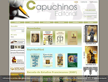 Tablet Screenshot of capuchinoseditorial.org